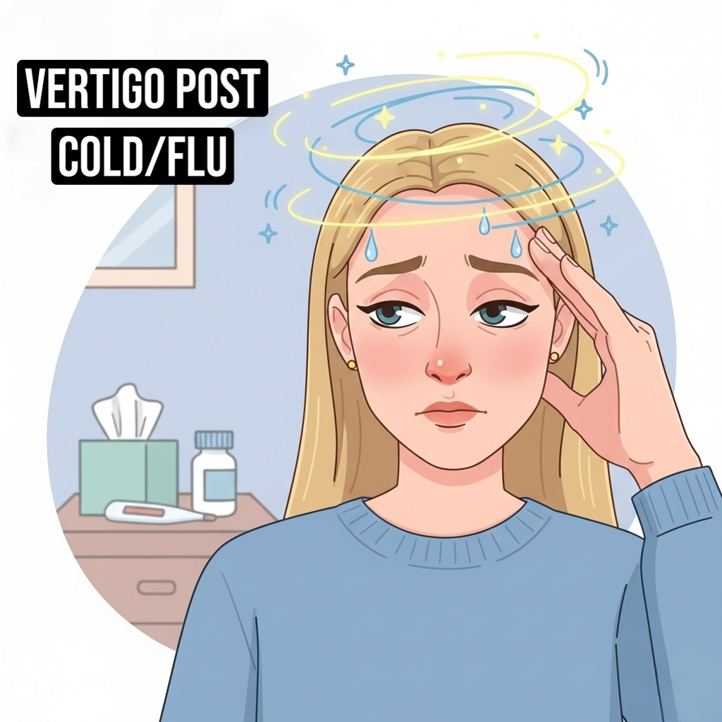 Vertigo after cold