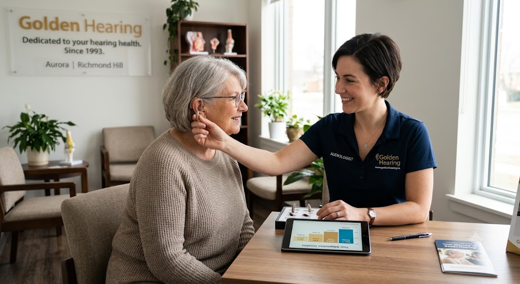 hearing aid adaptation time